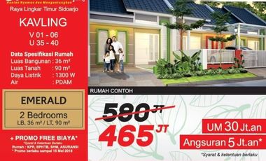 Ciamik Mewah, Heavenland Park Type Emerald, Sidoarjo | Br211 G