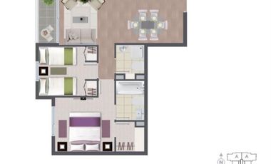 Departamento en Venta en Calle Madrid 1093