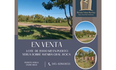 Lote en venta , Puerto Yerua