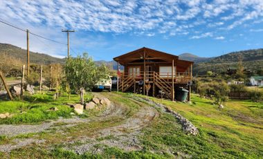 Se vende Parcela con casa en Chacayes, Machali