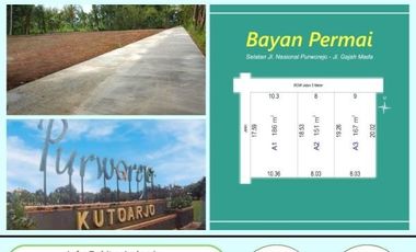 Tanah dijual di Bayan, Purworejo