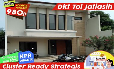 TURUN HARGA 170jt Cluster Baru Siap Huni Strategis Bekasi dkt Tol Jatiasih