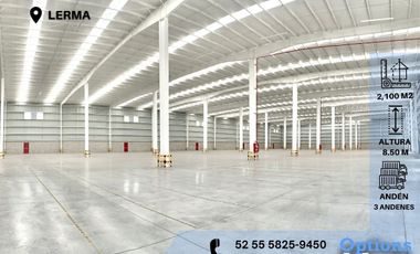 Industrial space for rent in Lerma