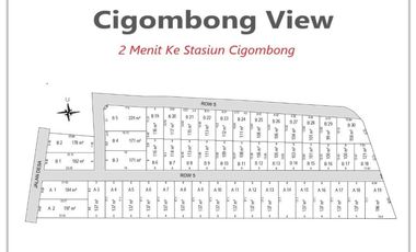 10 Menit Tol Cigombong , Kavling Perumahan , Jalan Kavling 5 Meter