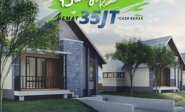 Rumah Semi desain Villa 46 menit Universitas Siliwangi Tawang Cigalontang Tasik