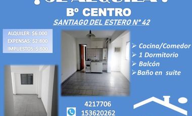 Departamento en alquiler en Centro, Córdoba