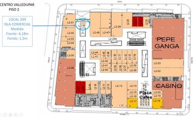 local en arriendo/venta en unicentro valledupar. Cod V327