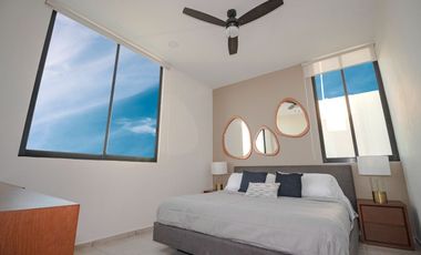 Casa en venta al norte de Mérida en privada con amenidades