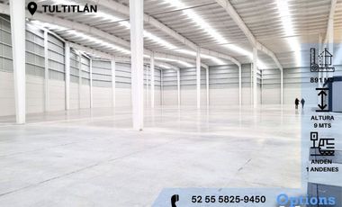 Warehouse available for rent in Tultitlán