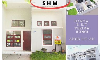 Rumah Siap Huni Dijual Cepat Hanya 6,5jt Terima Kunci Angsuran 1jtaan/Bulan Flat Lokasi Setrategis Nyaman Untuk Keluarga
