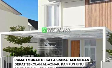Rumah Murah 2 lantai dekat Asrama Haji AH Nasution Medan