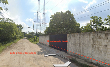 Terreno en venta en zona alta de la Colonia Sabina en Villahermosa Tabasco
