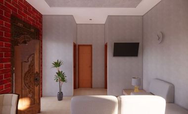 HANYA INI! RUMAH ETNIK MODERN JAVA DI UTARA PRAMBANAN, LOKASI STRATEGIS