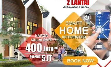 Rumah mewah cantik ala villa di Cugenang cipanas cianjur