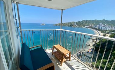 SE ARRIENDA APARTAMENTO DE 3 HABITACIONES FRENTE AL MAR- RODADERO