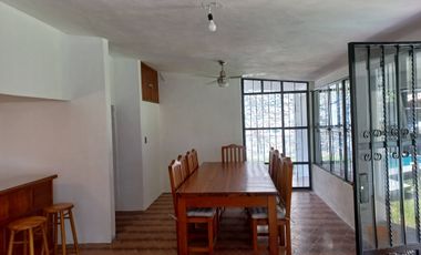 Casa sola con alberca, renta de fin de semana, 13 camas.