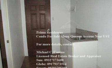 Prima Residences One 1 Bedroom Condo For Sale Near UST FEU