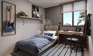 Departamento nuevo en venta en Providencia. Conectividad.