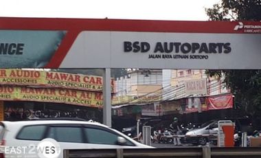 Dijual Kios Gandeng Autopart BSD City Tangerang Selatan Super Murah Bagus Dan Ramai Strategis