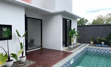 RUMAH MODERN 2 LANTAI DI MAGUWOHARJO 800 JUTAAN PRIVATE POOL