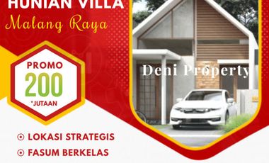 Rumah Villa Murah dekat Kota Batu di Arjuna Karangploso Malang