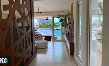Residencia de Lujo en Puerto Cancún: Infinity Pool, Muelle Privado y Frente de Canal