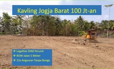 Dijual Tanah 100 Jtan dekat Calon Kampus Atma Jaya Jogja