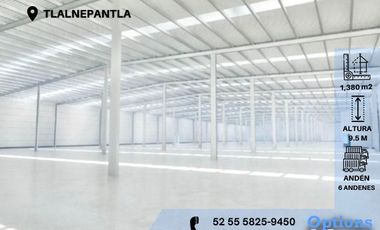 Rent industrial warehouse in Tlalnepantla, Lago