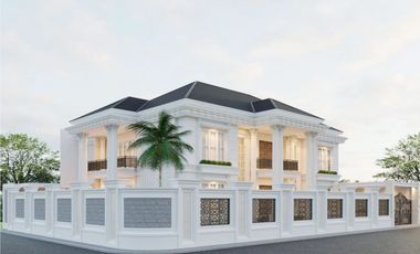 RUMAH MEWAH + INTERIOR DI KOMP PEMDA BEBAS REQUES DESIAN RUMAH