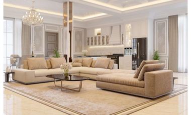 RUMAH MEWAH + INTERIOR DI KOMP PEMDA BEBAS REQUES DESIAN RUMAH