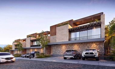 Casa con Roof garden y area de asador, casa club con cine, alberca, sauna