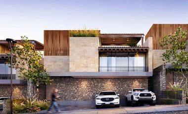 Casa con Roof garden y area de asador, casa club con cine, alberca, sauna