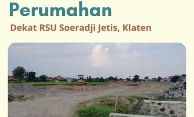 Tanah Jetis Area Pemda Klaten, Dekat RSU Soeradji