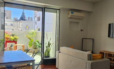 Alquiler temporario 2 ambientes con balcon Terraza Zona Facultad