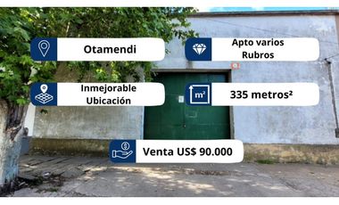 Se vende Galpón en Otamendi en inmejorable ubicación.