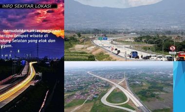 Tanah Kavling 1 Jt-an, Siap Bangun, Jalur Rencana Tol CIGATAS; Majalaya