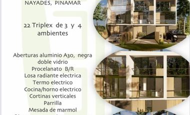 Venta Triplex 4 Ambientes Pinamar