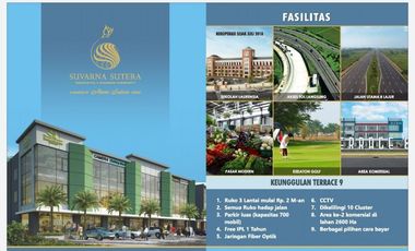 Ruko 3 lantai siap usaha strategis terrace 9 suvarna sutera Tangerang
