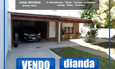 Se Vende Casa Interna con 3 Dormitorios - Arroyo Seco