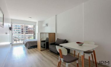 Muy luminoso Alquiler Temporario Gran Monoambiente C/balcón y Lavarropas