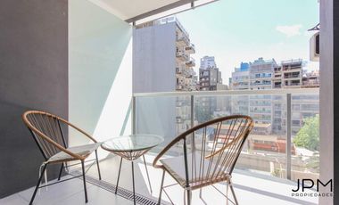 Muy luminoso Alquiler Temporario Gran Monoambiente C/balcón y Lavarropas