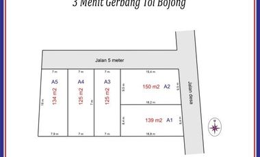 3 Menit Exit Tol Bojong: Tanah 800 Rb-an Pekalongan