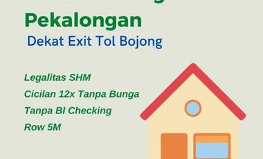 3 Menit Exit Tol Bojong: Tanah 800 Rb-an Pekalongan