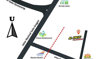 RUMAH DI SOLO TIMUR DEKAT FLY OVER PALUR