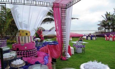 Las Valentinas, Alquiler de Local para Bodas al pie del mar en Playas Villamil