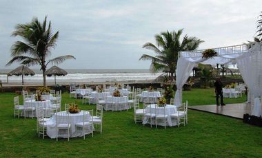 Las Valentinas, Alquiler de Local para Bodas al pie del mar en Playas Villamil