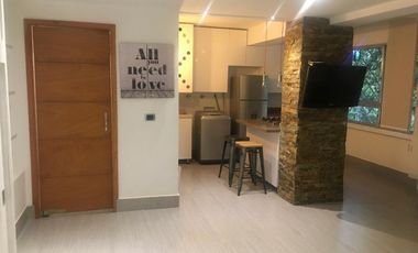 Apartaestudio en renta amoblado o vacío en el sector de el Poblado