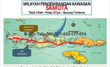 Tanah Cantik Tepi Pantai Pasir Putih Pulau Moyo View Sunsite