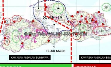 Tanah Cantik Tepi Pantai Pasir Putih Pulau Moyo View Sunsite