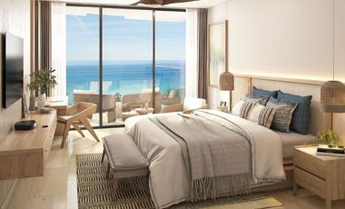 Apartamento frente al mar con alberca para adultos y niños, cava, sky lounge, gi
